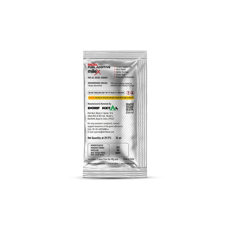 Milex Diesel Fuel Additive Sachet – 10ml X 30 - Image 3
