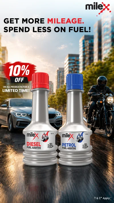 Flat 10% OFF on Milex Fuel Additives